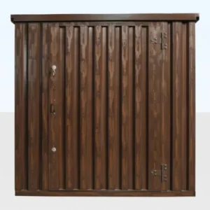 Wood-Effect Flat Packed Storage Container 2M X 2.1M