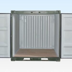 8Ft One Trip Shipping Container (Green)